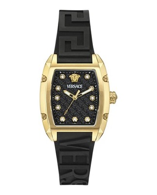 Versace Womens  Gold 36mm Strap Fashion Watch