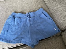 Polo Ralph Lauren Sky Blue Stretch Waist Youth Lg 12-14 Cotton Blend Shorts