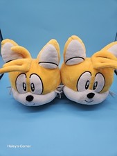 Sonic the Hedgehog Tails Head plush slippers size S/M