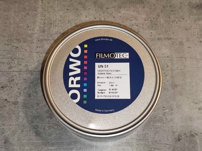 ORWO UN 54 35mm cine B&W negative film (100 ft/30.5 m can) FRESH