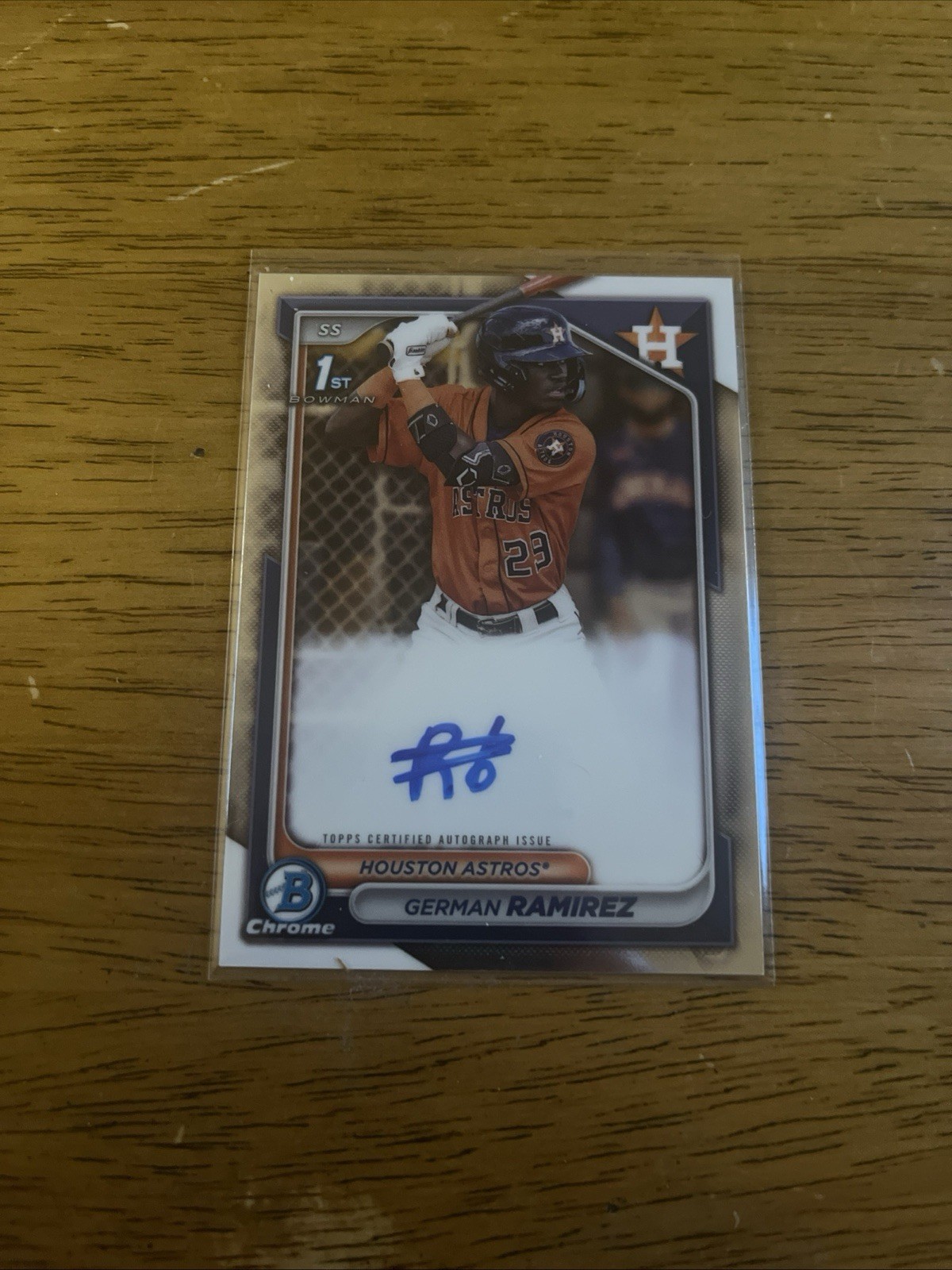 GERMAN RAMIREZ 2024 1st Bowman Chrome ON CARD AUTO #CPA-GR Pack Fresh See Photo