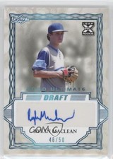 2020 Leaf Ultimate Draft Platinum Spectrum 46/50 Dylan MacLean #BA-DML Auto 1h5