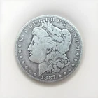 1887 Morgan Silver Dollar Coin