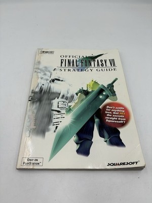 Final Fantasy VII 7 Official Guide Strategy Guide PS1 Paperback Brady Games READ