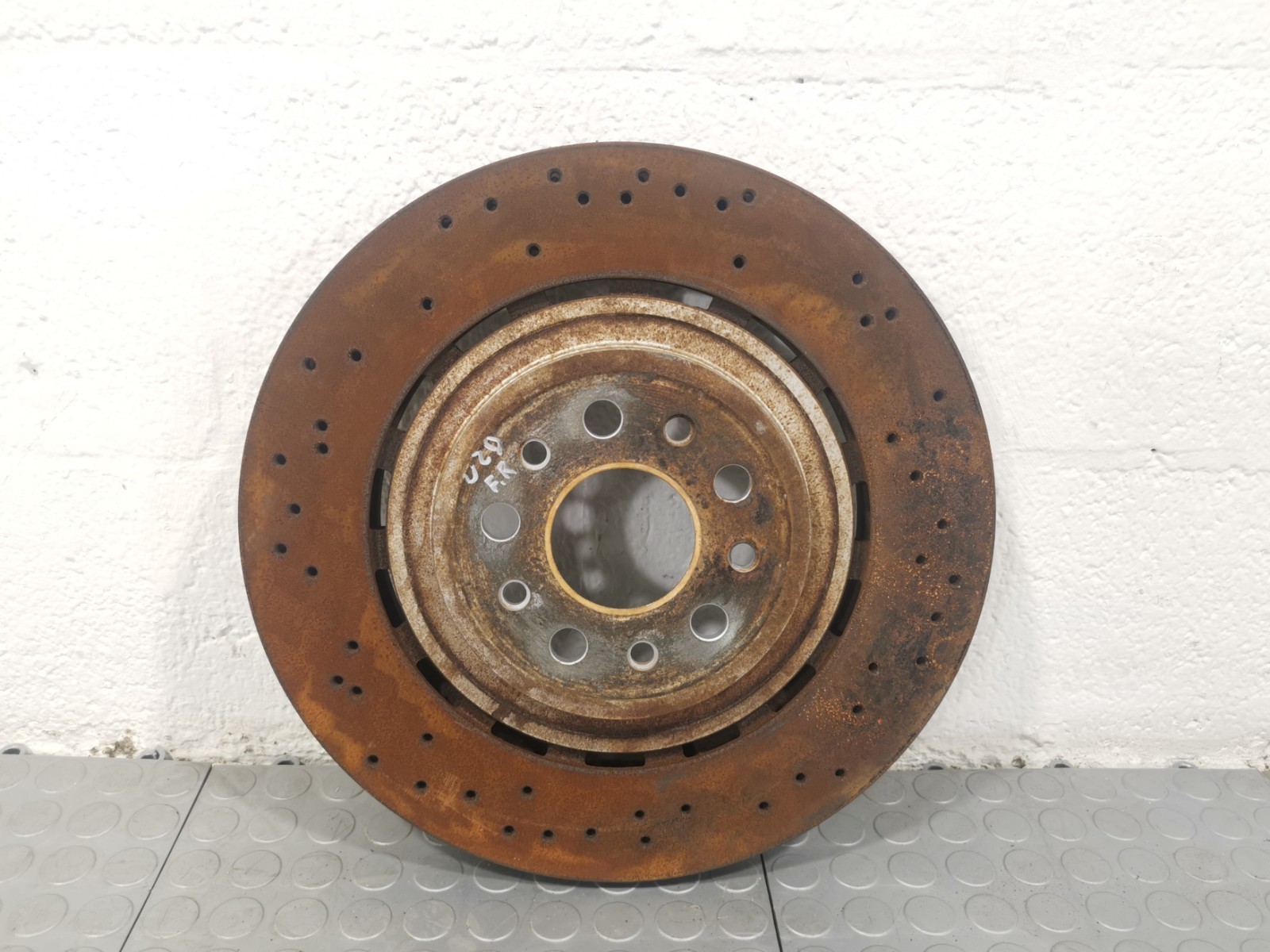 Maserati Ghibli S Q4 2015 3.0 Front Right Left Brake Drilled Disc Rotor Set Of 2