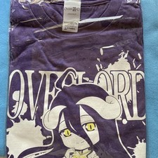 OVERLORD Albedo T-shirt size L color purple Anime Character Goods