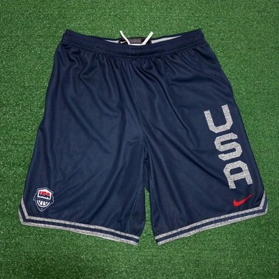 USA Basketball Shorts Mens Large CV9693-451 NIKE USA Made Engineered