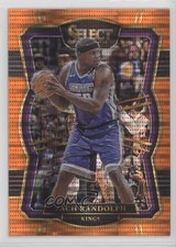 2017 Panini Select Premier Level Neon Orange Pulsar Prizm 3/9 Zach Randolph hs9