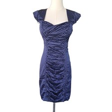 white christmas dresses Anna Sui Women's Dot Chiffon Ruffle Mini Dress - Blue main image 1