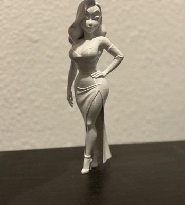Jessica Rabbit 3D Print Unpainted 