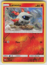 Larvesta 12/73 Shining Legends Reverse Holo