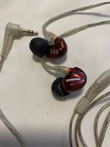 Shure SE535 Triple Driver In-Ear Monitor Headphones Red Working