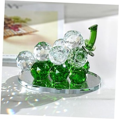 Escultura de decoración de cristal de racimo de uva, diseño Colores variados