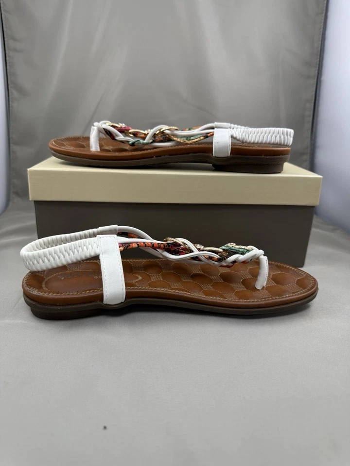 Patrizia by Spring Step Gadelina Womens White Multi Size 6 With Box - Image 3 of 4