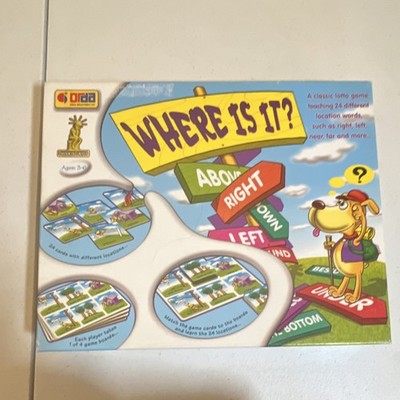 Orda Where Is It? Educational Children's Game Age 3-6 2 Players Toy Award