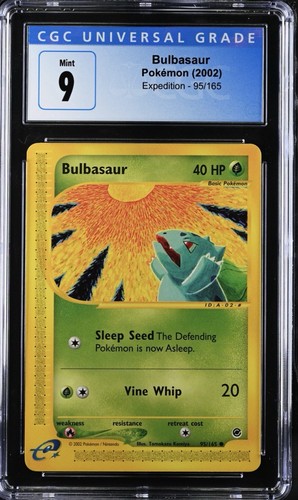 Bulbasaur graded CGC 9 for sale on eBay
