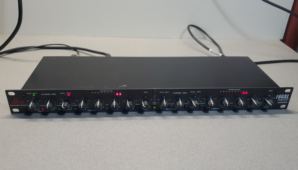 DBX 166XL Compressor Limiter Gate Rackmount - Tested and working