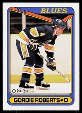 1990-91 O-Pee-Chee Gordie Roberts #256 St. Louis Blues