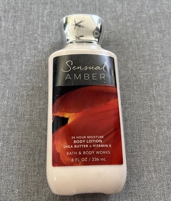 New Bath & Body Works Sensual Amber Body Lotion 8oz Shea Signature Sealed