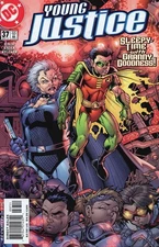 Young Justice #37 VF; DC | Peter David Granny Goodness - w/Bag+Board
