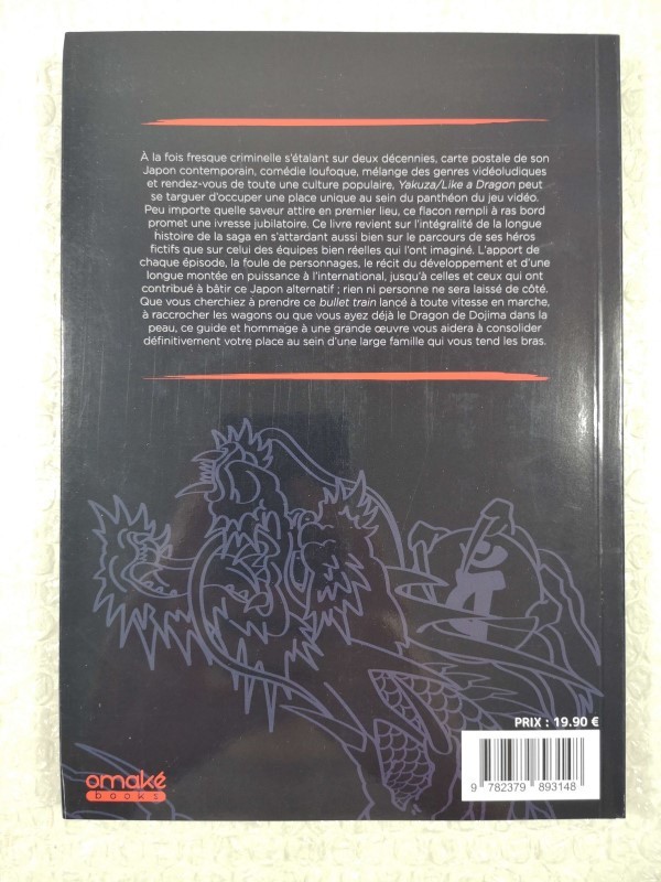 Livre Génération Yakuza: Like A Dragon – édition Standard Française, Neuf