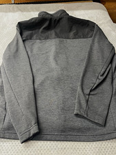 Orvis Full-Zip Track Jacket Stand-Up Collar Gray/Black Men’s 2XL Lyocell