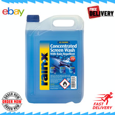 Rain-X Concentrated Screenwash with Rain Repellent Protection for All Seasons 5L 3.37 per litre
