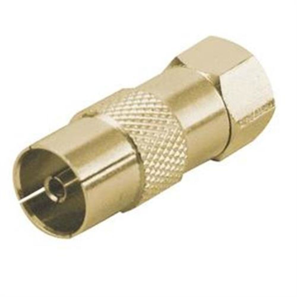 Адаптер Schwaiger F-Stecker IEC-Koax Gold 2290₽