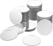 30Pcs Small Circle Mirror, 2 Inch Self Adhesive Acrylic Craft Mirrors, Circle Mi