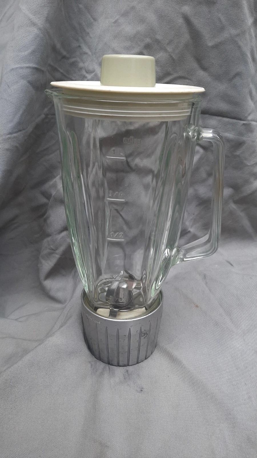 Braun KM 32 31 Glass Mixing Attachment Blender Blender Glass KM32 Knife Thread Ring
Opens in a new w