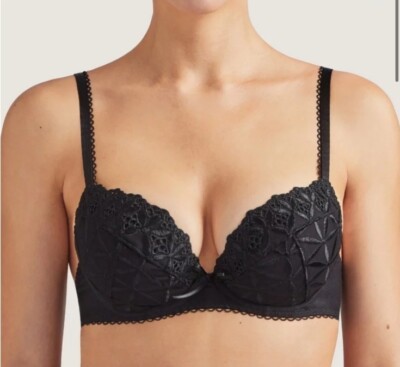 Aubade Bahia Push-up Plunge BH GR 80B EUR 65 US 30