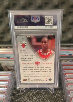 2009 Upper Deck Jordan Legacy Gold #39 Michael Jordan PSA 10