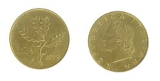 r44_57) Italia Repubblica in Bronzital - 20 Lire 1958