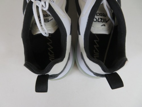 Nike Air Max 270 React Mens 15 Shoes White Black CT1264-102 Running Sneaker Gym - Picture 6 of 12