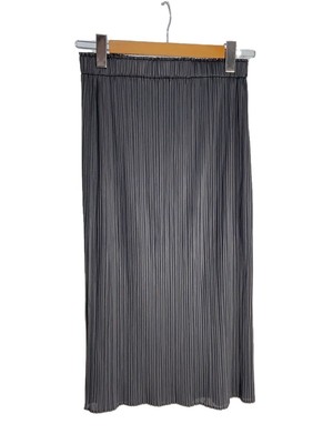 PLEATS PLEASE ISSEY MIYAKE ◇ Long skirt / - / Polyester / GRY 