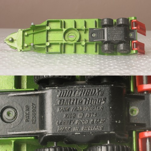 Matchbox Battle Kings, K104 Tiger Tank, K105 Hover-Raider, K106 Tank Transporter - Picture 21 of 21