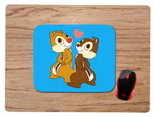 CHIP N DALE CUSTOM MOUSE PAD MAT NON-SLIP NEOPRENE HOME OFFICE GIFT DESIGN1
