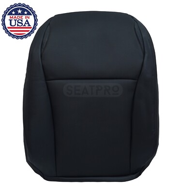 For 2011 2012 Toyota Highlander SE Front Top Seat Cover Black Perforated Leather
