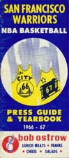 San Francisco Warriors  *RARE* 1966/67 Media Press Guide Yearbook NBA Basketball