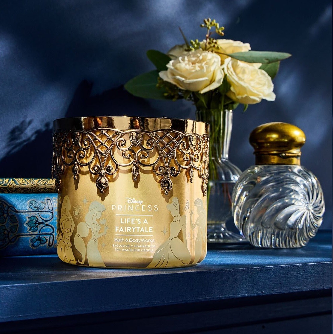 Bath and Body Works 3 Wick Candle Life's A Fairytale Ltd Edition