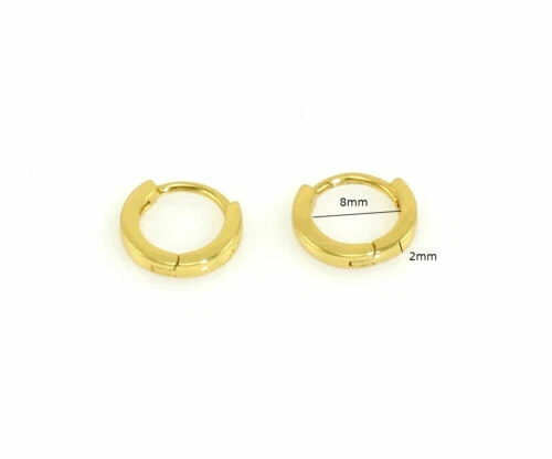 Hoop Yellow Gold Filled Fashion Earrings