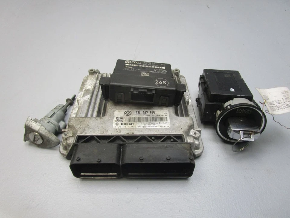 Centralina Motore Kit Chiusura Per VW PASSAT VARIANT (3C5) 2.0 TDI 16V 03L907309 - Immagine 2 di 4