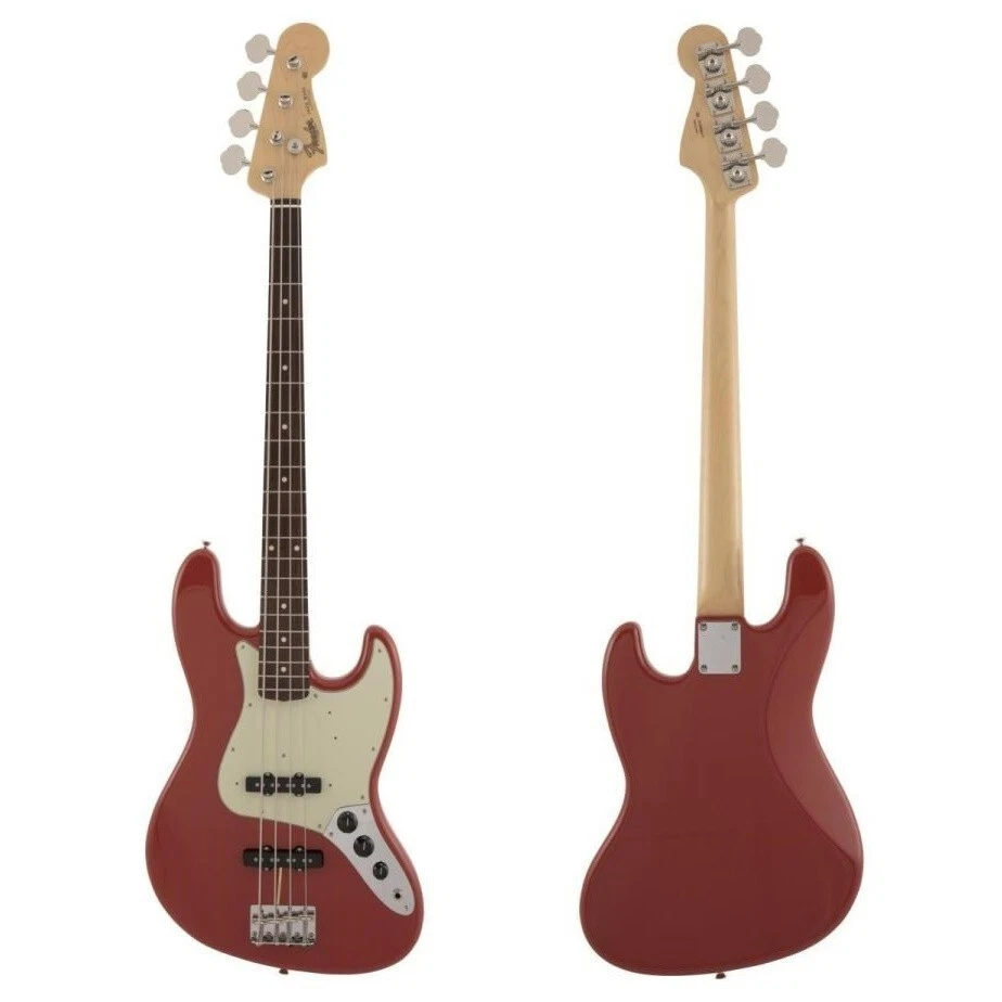 Fender Made in Japan Traditional Series 60s Jazz Bass Fiesta Red 