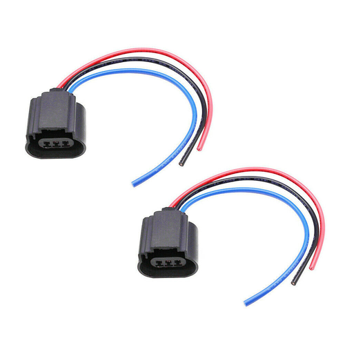 H13 9008 Female Socket Headlight Socket LED Plug Wire Harness Adapter Connector - Picture 3 of 12