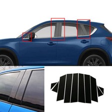 For Mazda Cx5 Cx-5 2017-2023 Gloss Black Exterior Window Bc Pillar Cover Trim For Mazda Cx5 Cx-5 2017-2023 Gloss Black Exterior Window Bc Pillar Cover Trim