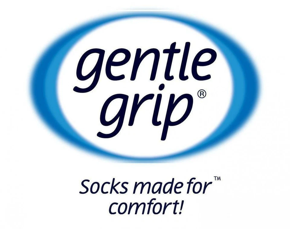Ladies Gentle Grip Cotton Floral Print Non Binding Socks UK 4-8 - Image 2 of 3