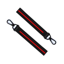 Thin Red Line Key Chain Key ring Luggage Tag Zipper Pull Firefighter front line