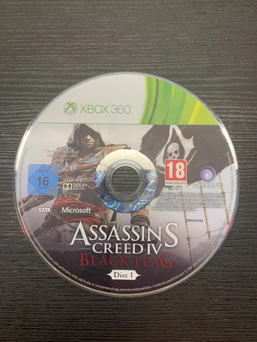 CD SEUL Assassin's Creed IV 4 Black Flag Disc 1 Xbox 360 PAL