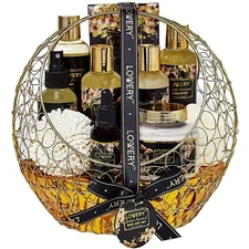 Bath and Body Gift Basket For Women and Men – Sweet Almond Home Spa Set