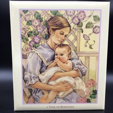 Vintage Hallmark Refillable Baby Book Record Photo Album Time Remember Keepsake